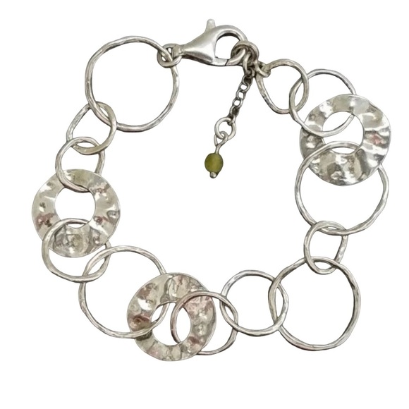 Silpada 925 Sterling Silver Circle Bracelet EUC - Picture 1 of 5
